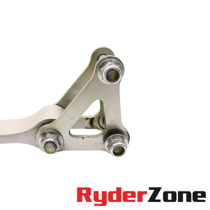 2015 - 2019 APRILIA TUONO V4 1100 DOG BONE REAR SHOCK SUSPENSION LINKAGE SILVER
