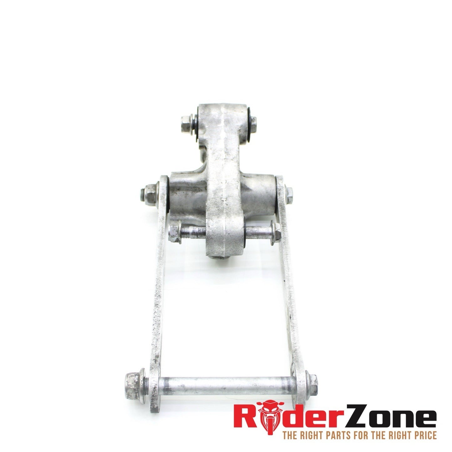 2006 2007 KAWASAKI NINJA ZX10R DOGBONE REAR SHOCK LINKAGE SILVER STOCK STRAIGHT