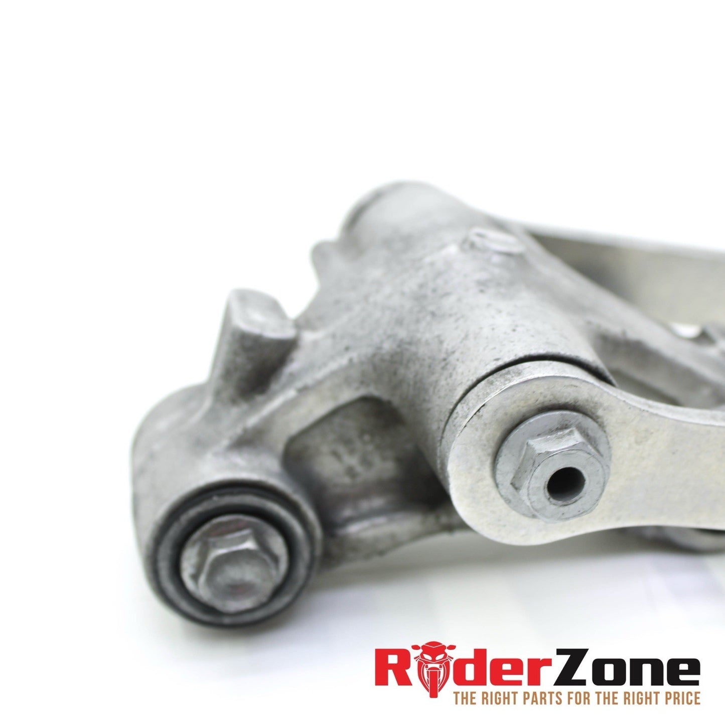 2006 2007 KAWASAKI NINJA ZX10R DOGBONE REAR SHOCK LINKAGE SILVER STOCK STRAIGHT