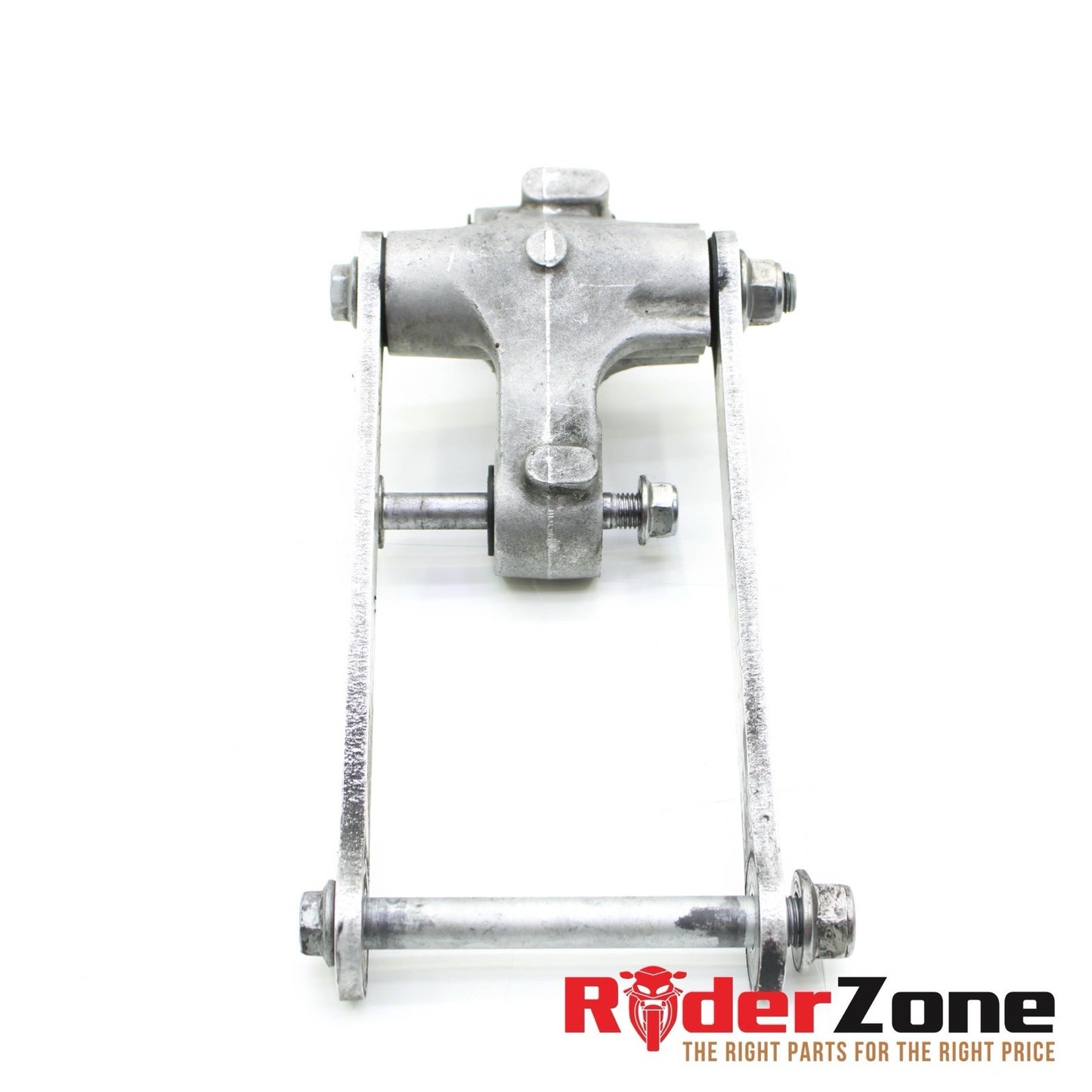 2006 2007 KAWASAKI NINJA ZX10R DOGBONE REAR SHOCK LINKAGE SILVER STOCK STRAIGHT