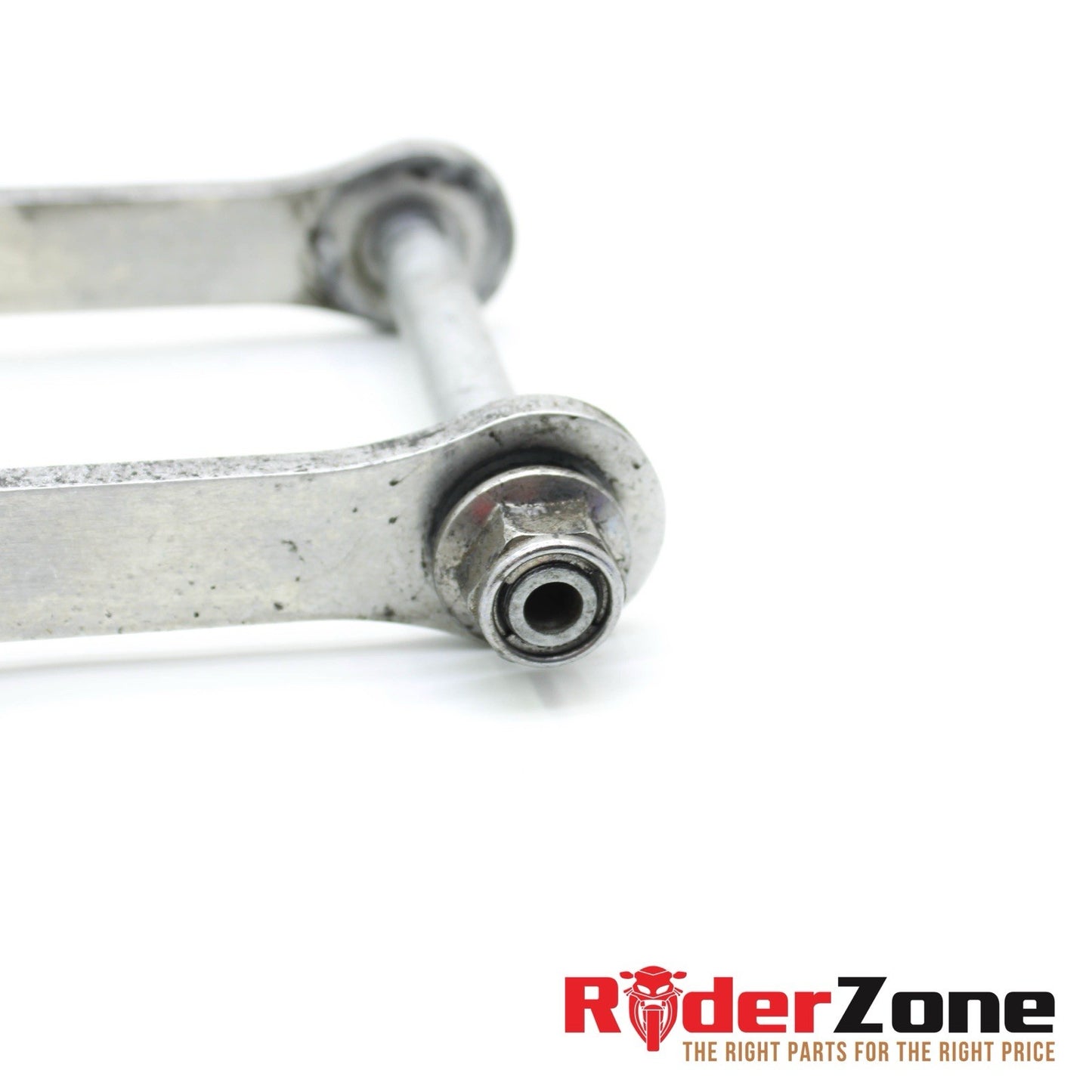 2006 2007 KAWASAKI NINJA ZX10R DOGBONE REAR SHOCK LINKAGE SILVER STOCK STRAIGHT