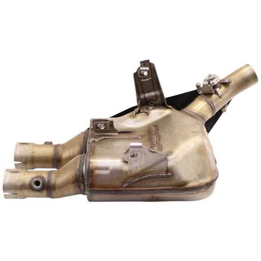 2020 - 2024 YAMAHA YZF R1 EXHAUST MID PIPE MID PIPE STOCK SILVER