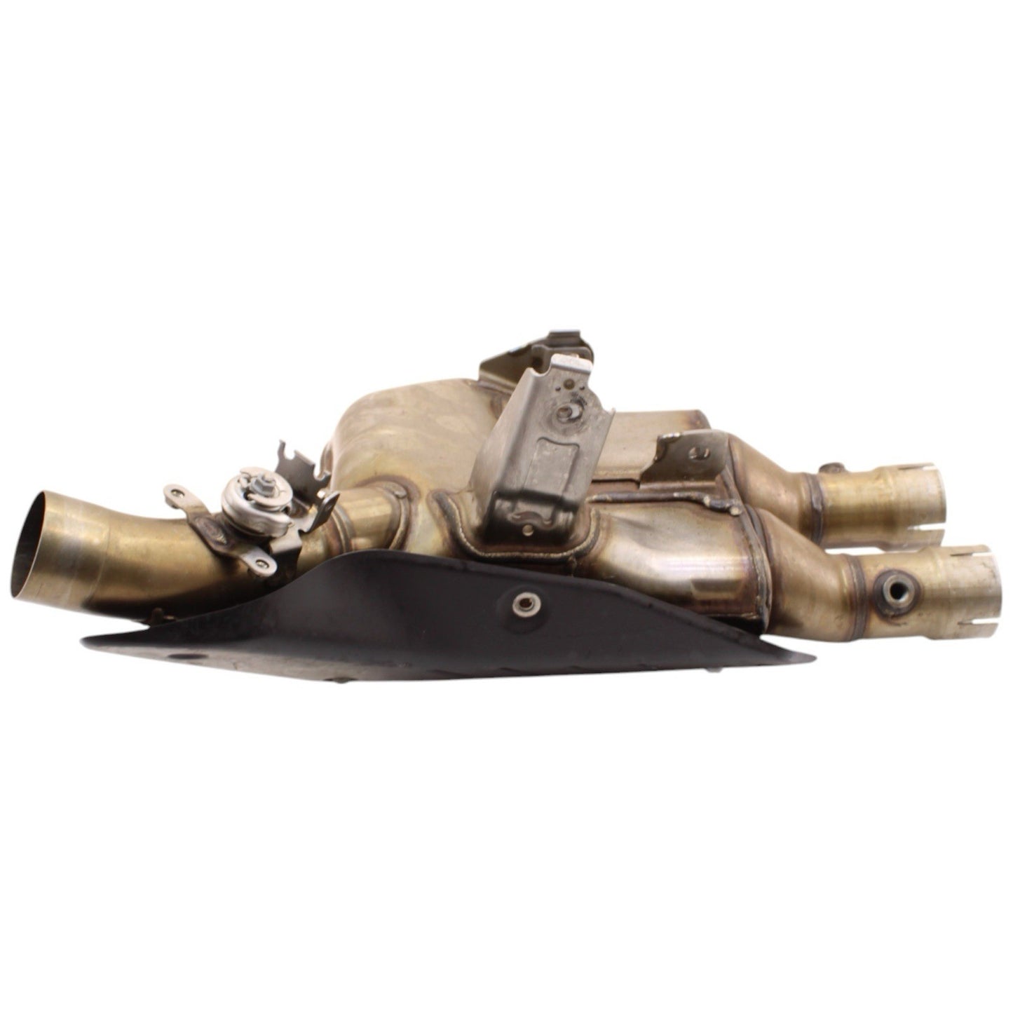 2020 - 2024 YAMAHA YZF R1 EXHAUST MID PIPE MID PIPE STOCK SILVER