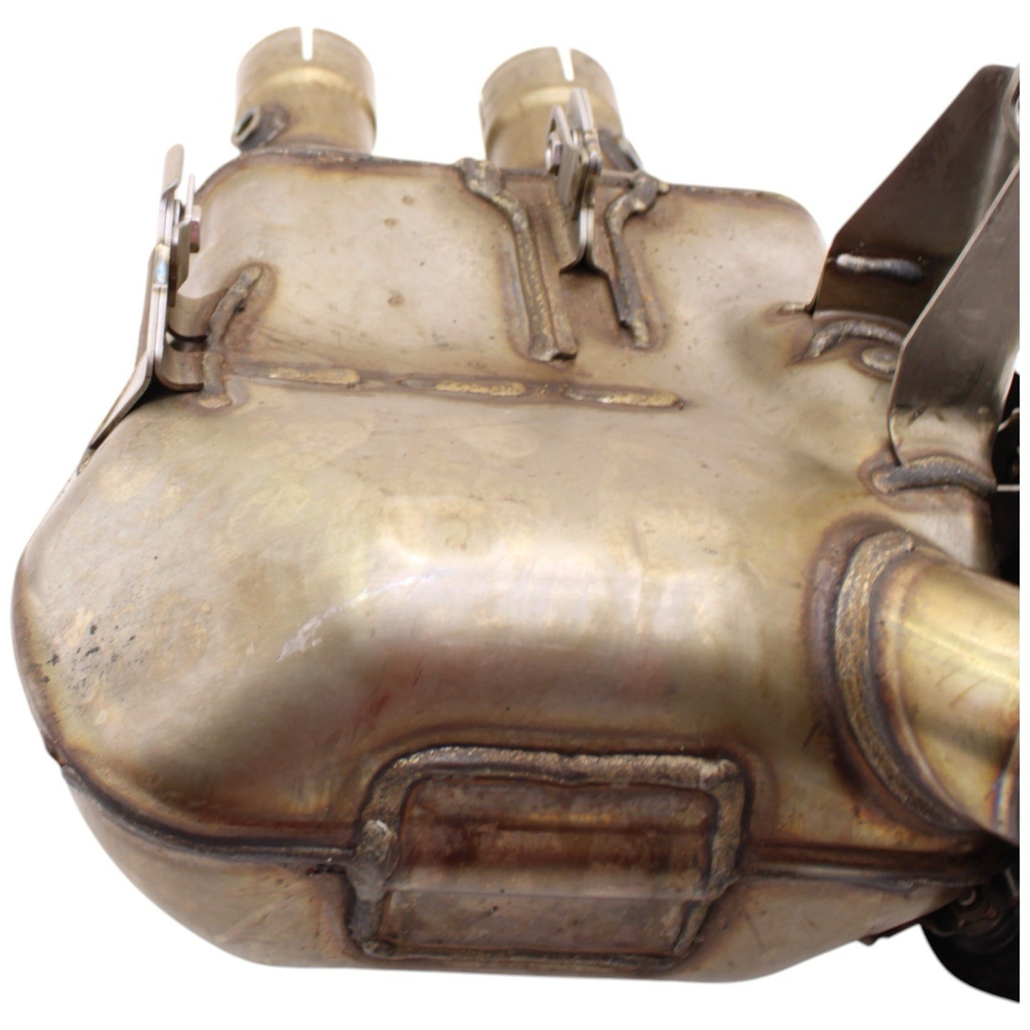 2020 - 2024 YAMAHA YZF R1 EXHAUST MID PIPE MID PIPE STOCK SILVER