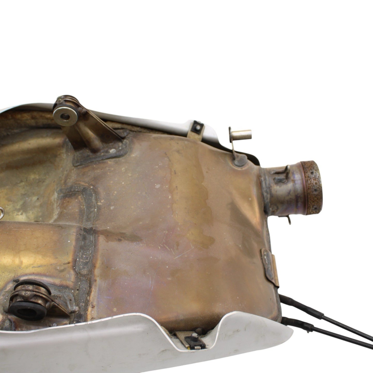 2018 - 2024 DUCATI PANIGALE V4S EXHAUST MUFFLER HEADER PIPE 57414341A SILVER