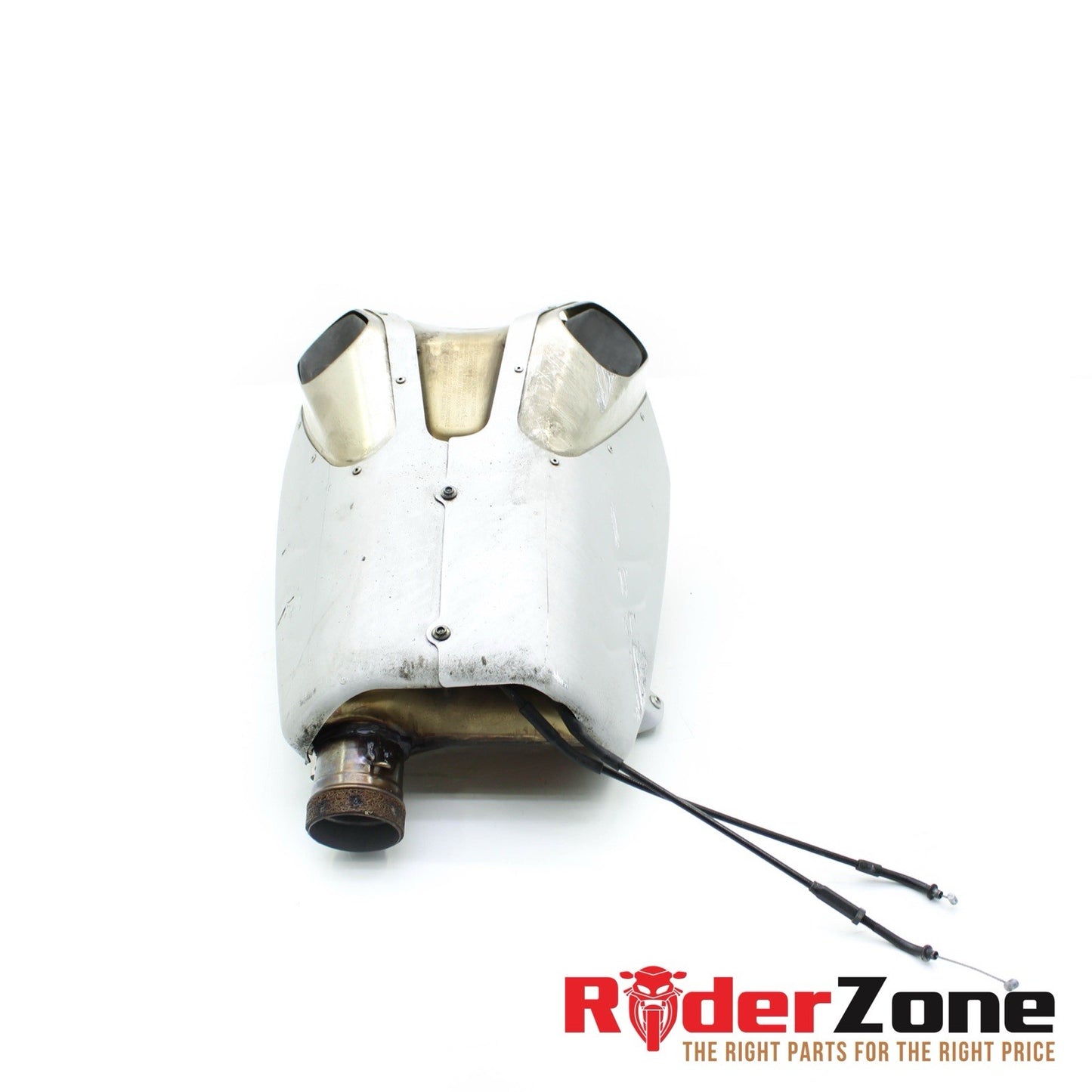 2018 - 2023 DUCATI PANIGALE V4 EXHAUST CANS WITH HEAT-SHIELDS MUFFLER END PIPE