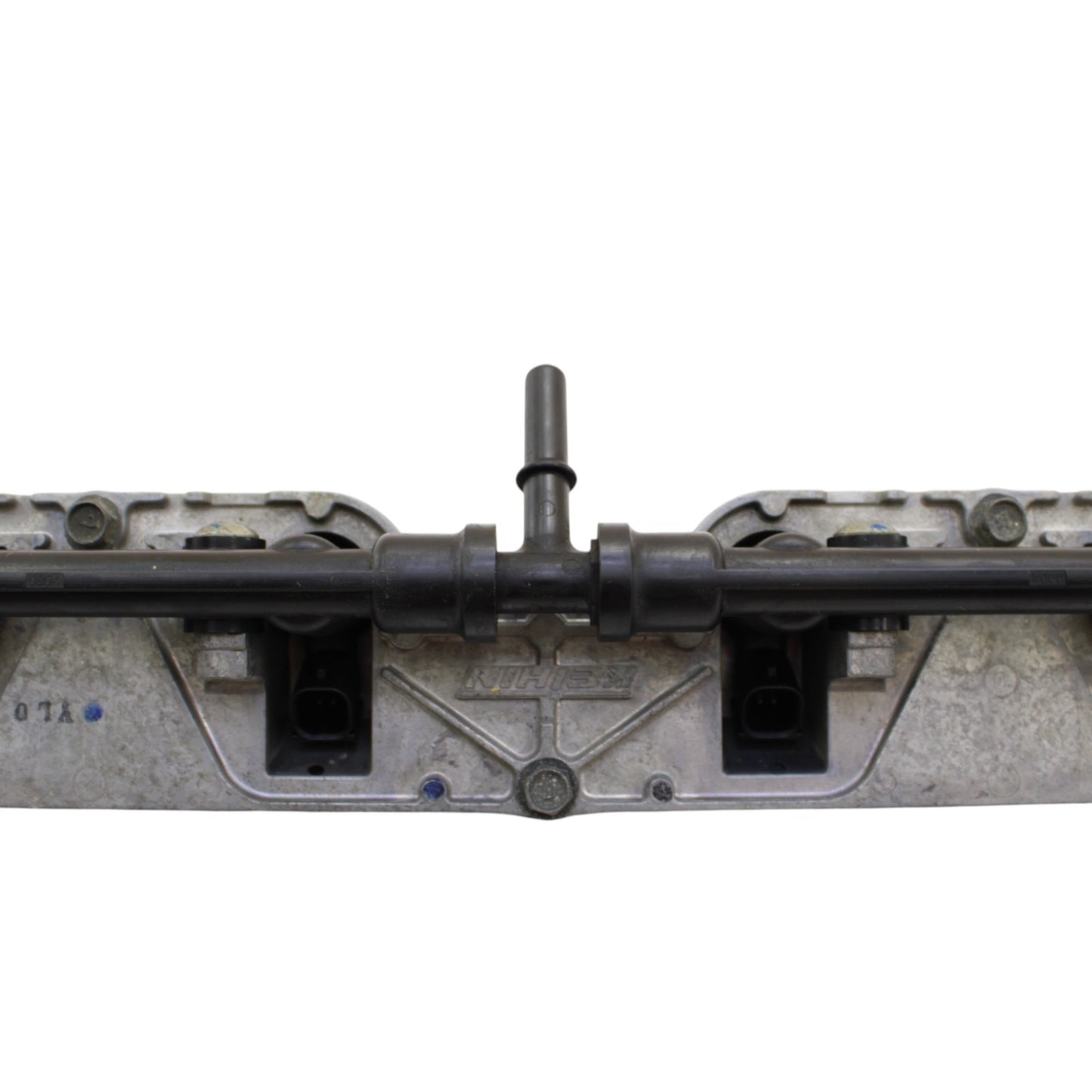 2008 - 2010 KAWASAKI NINJA ZX10R SECONDARY FUEL INJECTORS UPPER AIRBOX GAS RAIL