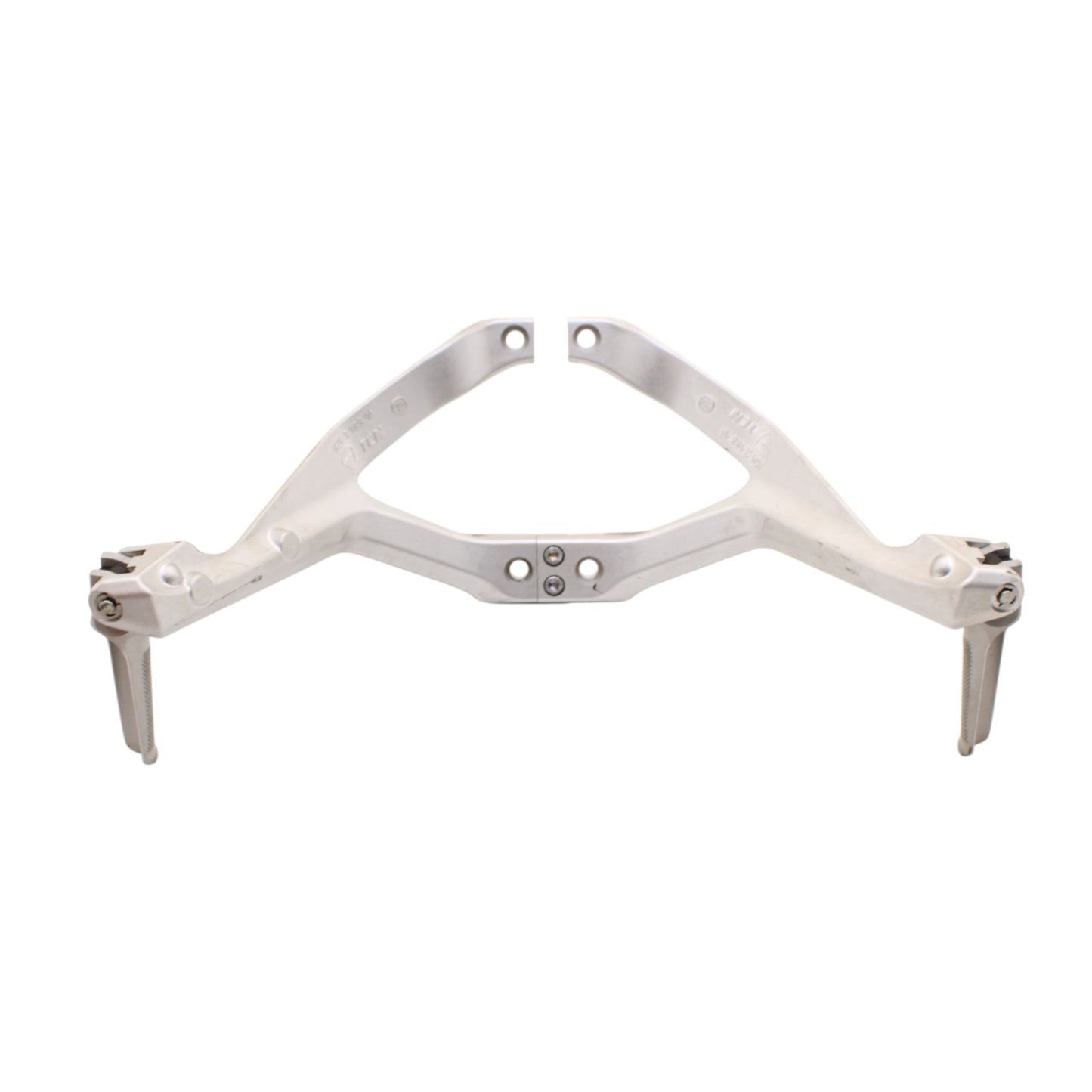 2020 - 2024 DUCATI PANIGALE V2 REAR BACK PASSENGER PEGS LEFT RIGHT SET SILVER