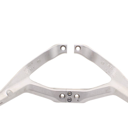 2020 - 2024 DUCATI PANIGALE V2 REAR BACK PASSENGER PEGS LEFT RIGHT SET SILVER