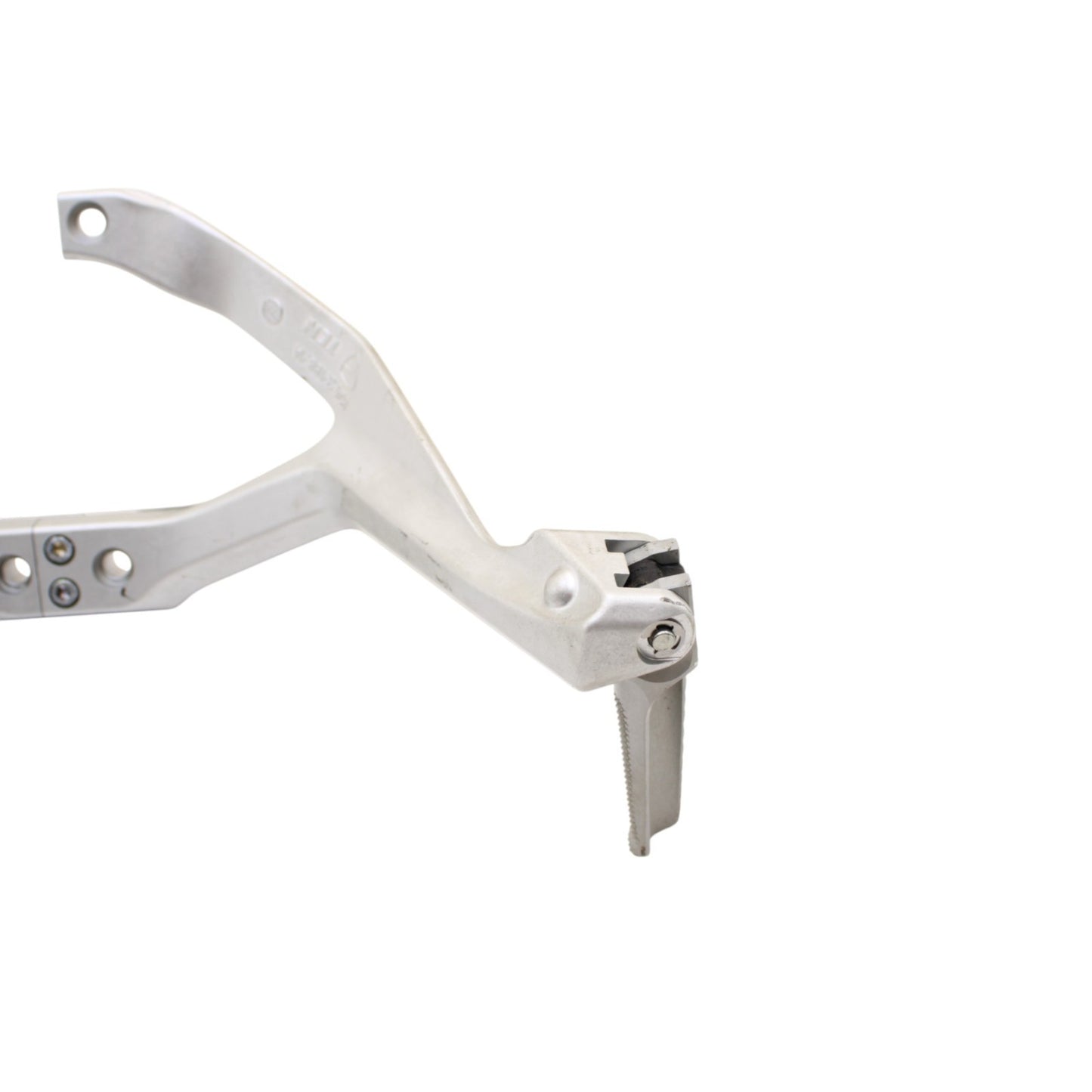 2020 - 2024 DUCATI PANIGALE V2 REAR BACK PASSENGER PEGS LEFT RIGHT SET SILVER