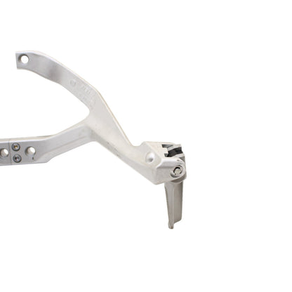 2020 - 2024 DUCATI PANIGALE V2 REAR BACK PASSENGER PEGS LEFT RIGHT SET SILVER