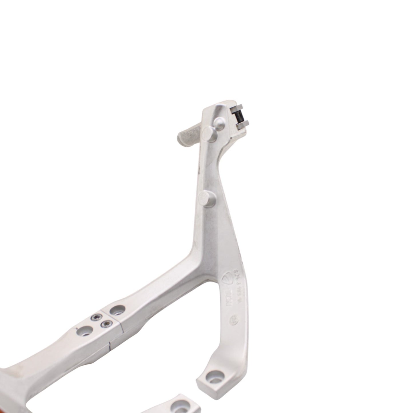 2020 - 2024 DUCATI PANIGALE V2 REAR BACK PASSENGER PEGS LEFT RIGHT SET SILVER