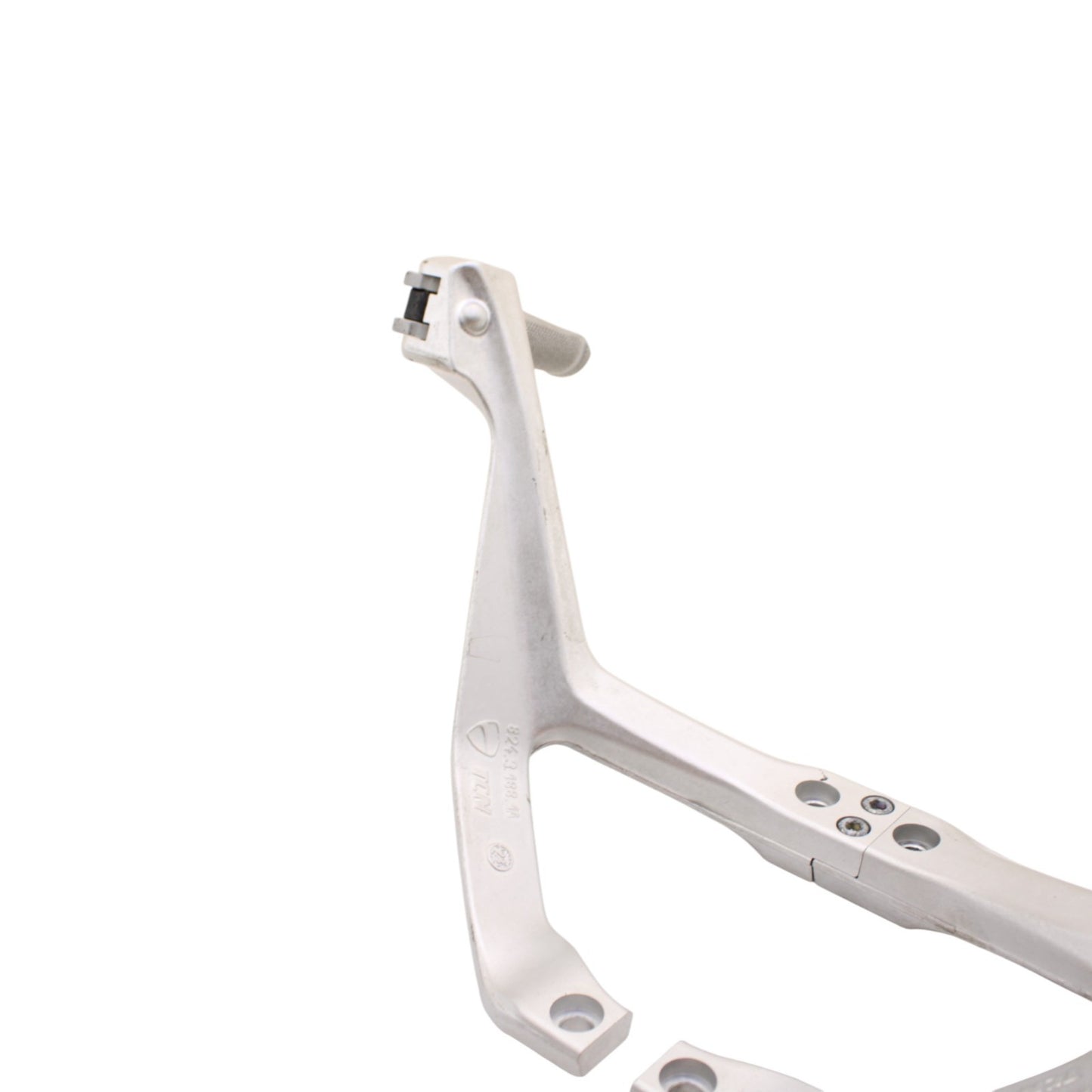 2020 - 2024 DUCATI PANIGALE V2 REAR BACK PASSENGER PEGS LEFT RIGHT SET SILVER