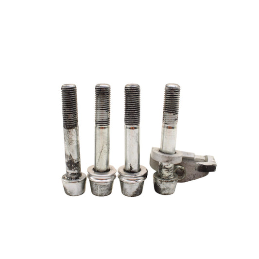 2020 - 2024 DUCATI PANIGALE V2 FRONT BRAKE CALIPER BOLTS SCREWS SILVER SET