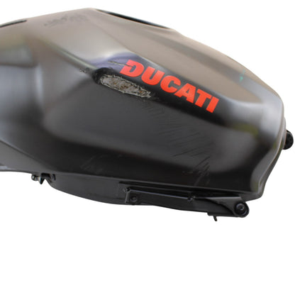 2020 - 2024 DUCATI PANIGALE V2 GAS TANK FUEL CELL RESERVOIR BLACK STOCK *DENTED*