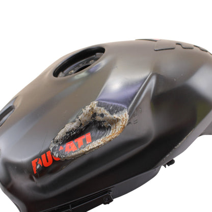 2020 - 2024 DUCATI PANIGALE V2 GAS TANK FUEL CELL RESERVOIR BLACK STOCK *DENTED*