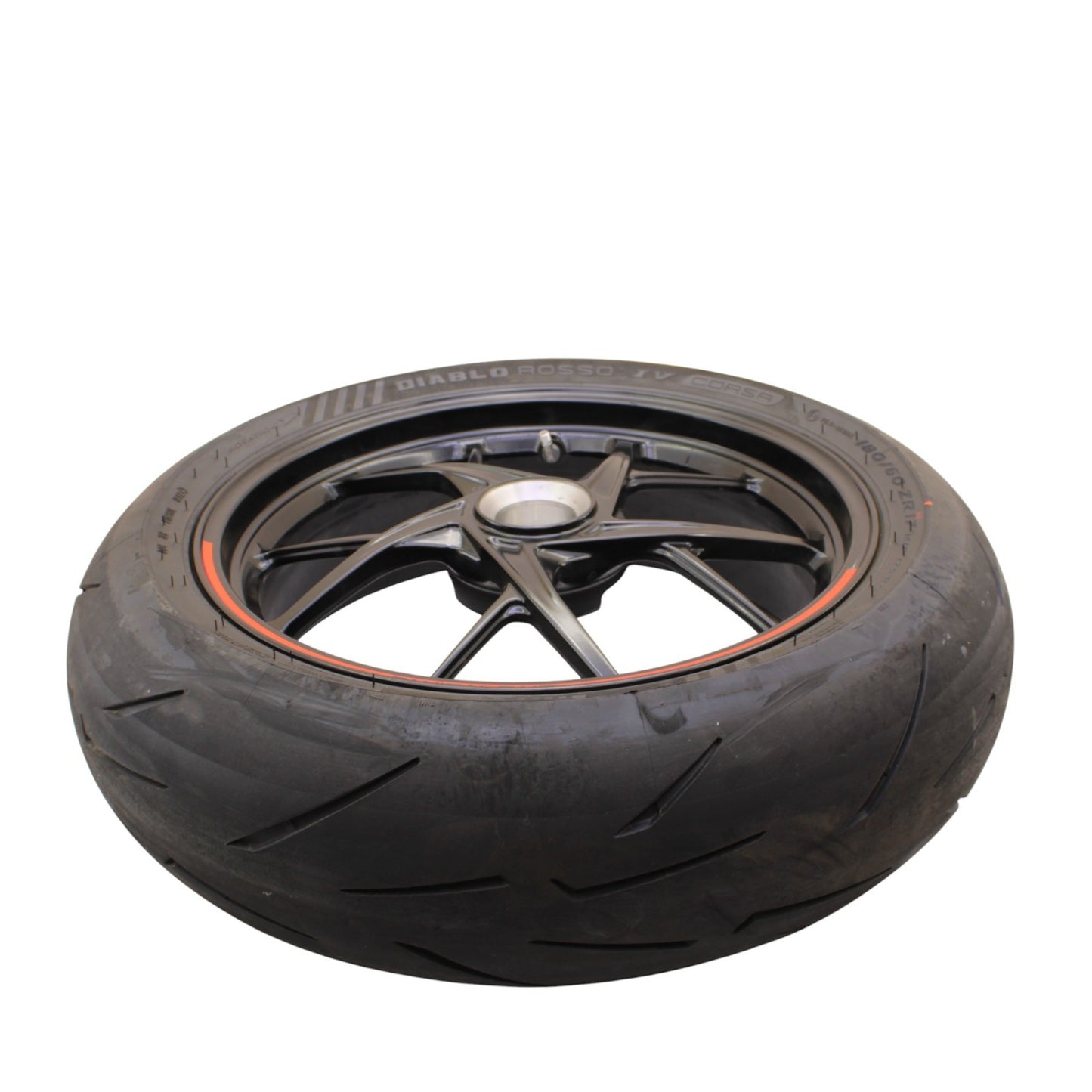 2020 - 2024 DUCATI PANIGALE V2 REAR WHEEL BACK RIM TIRE BLACK OEM STOCK