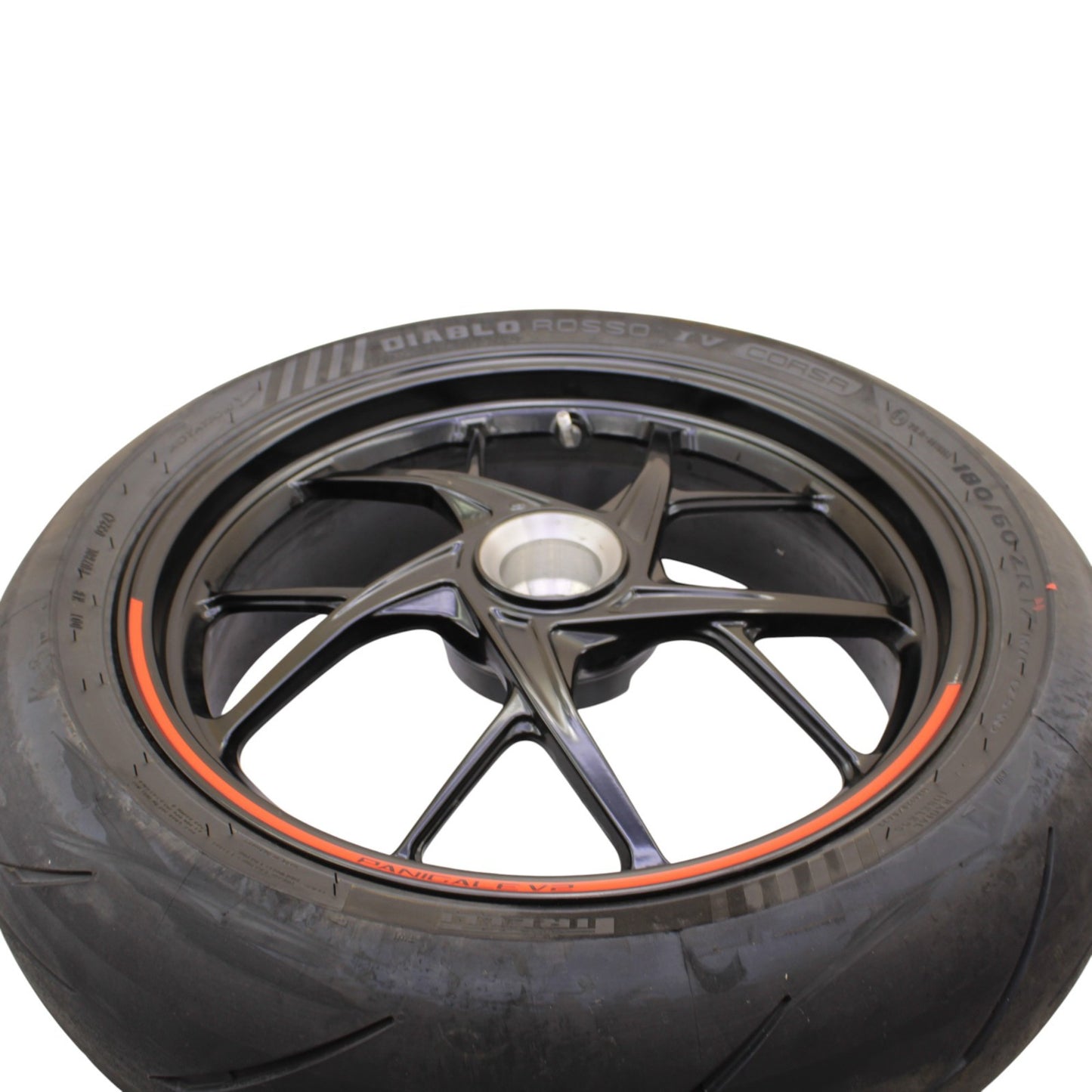 2020 - 2024 DUCATI PANIGALE V2 REAR WHEEL BACK RIM TIRE BLACK OEM STOCK