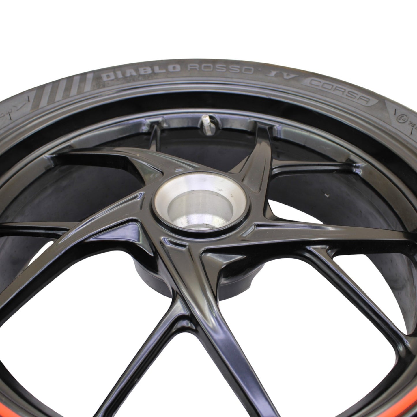 2020 - 2024 DUCATI PANIGALE V2 REAR WHEEL BACK RIM TIRE BLACK OEM STOCK