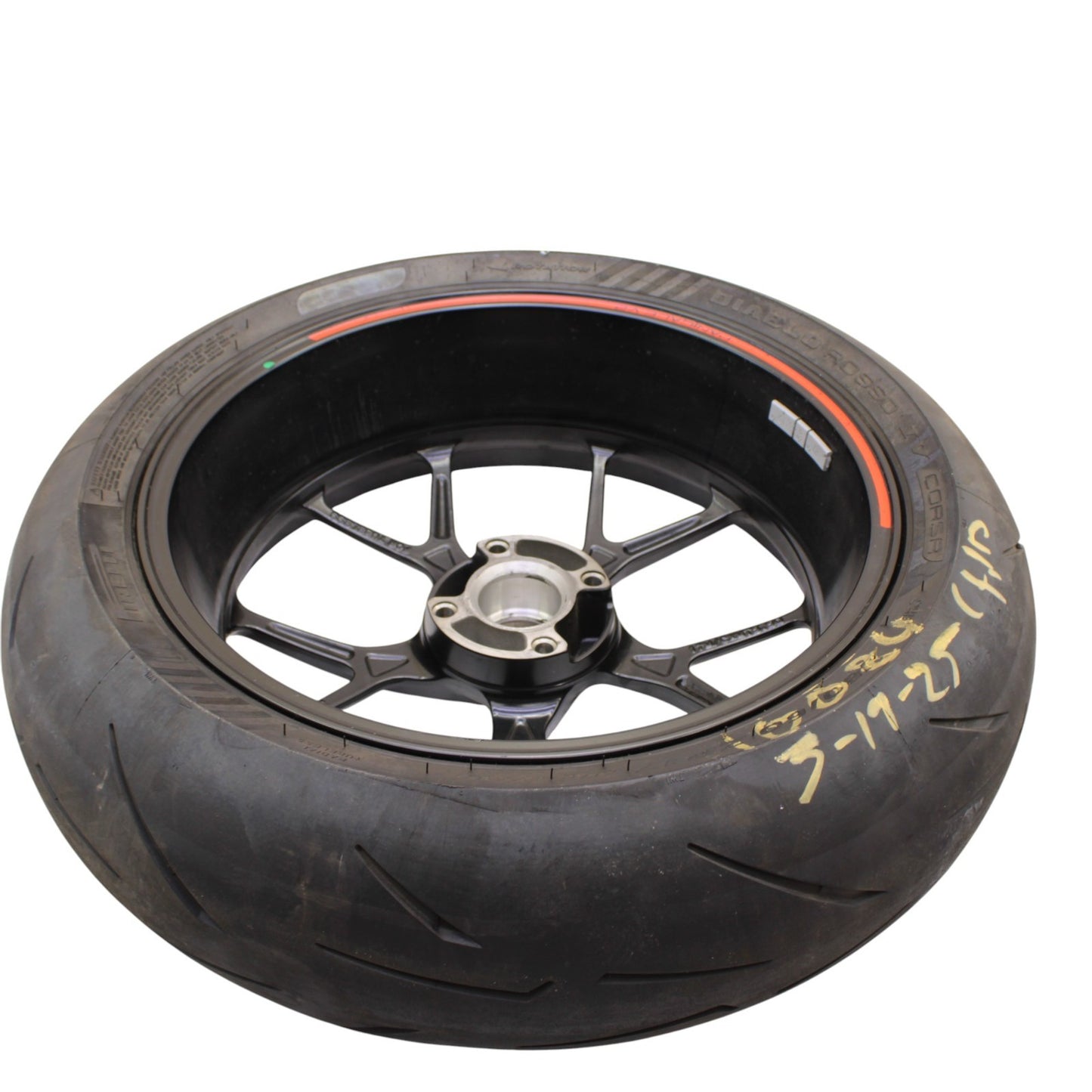 2020 - 2024 DUCATI PANIGALE V2 REAR WHEEL BACK RIM TIRE BLACK OEM STOCK