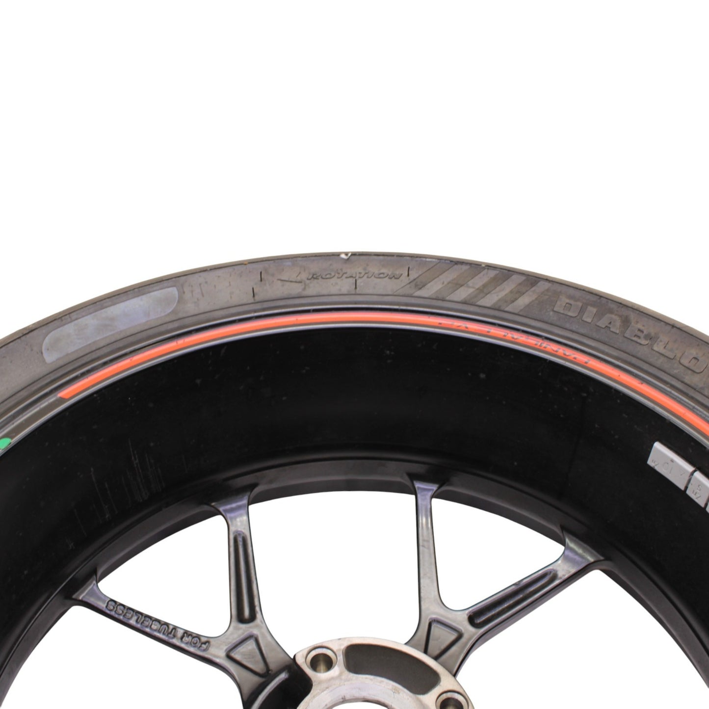 2020 - 2024 DUCATI PANIGALE V2 REAR WHEEL BACK RIM TIRE BLACK OEM STOCK