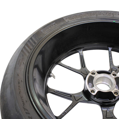 2020 - 2024 DUCATI PANIGALE V2 REAR WHEEL BACK RIM TIRE BLACK OEM STOCK