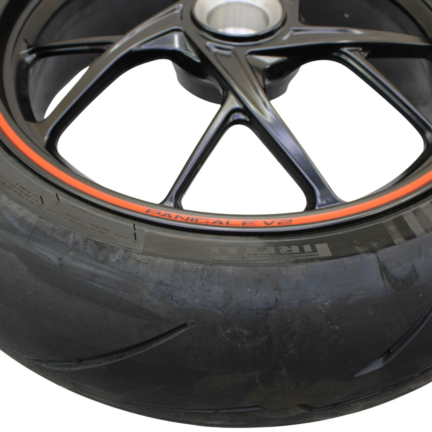 2020 - 2024 DUCATI PANIGALE V2 REAR WHEEL BACK RIM TIRE BLACK OEM STOCK