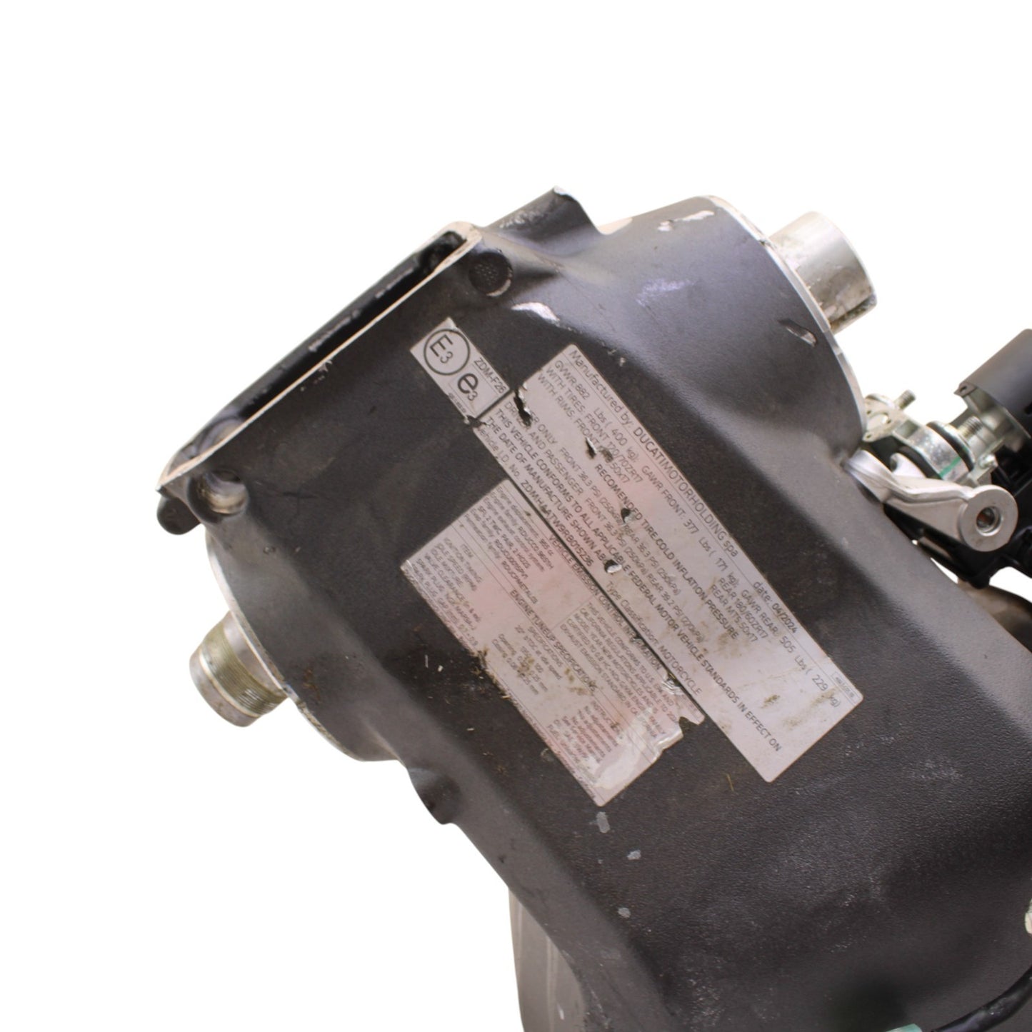 2020 - 2024 DUCATI PANIGALE V2 MAIN BODY FRAME CHASSIS BLACK STOCK