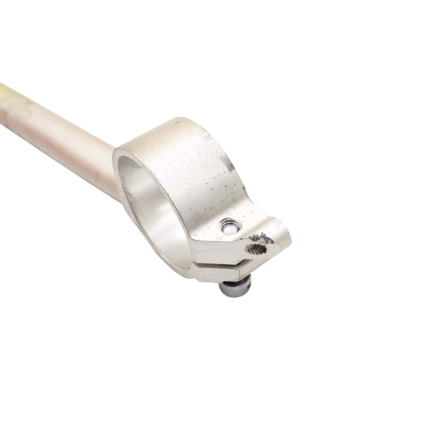 2020 - 2024 YAMAHA YZF R1 R1M LEFT CLIP ON HANDLE BAR SILVER STRAIGHT OEM