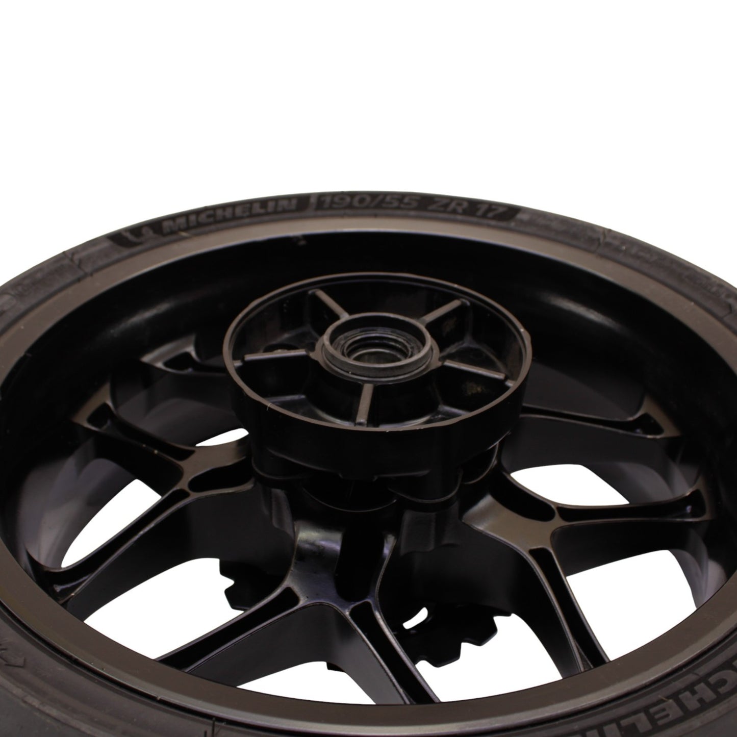 2020 - 2024 YAMAHA YZF R1 R1M REAR WHEEL RIM TIRE HUB ROTOR PLATE BLACK OEM