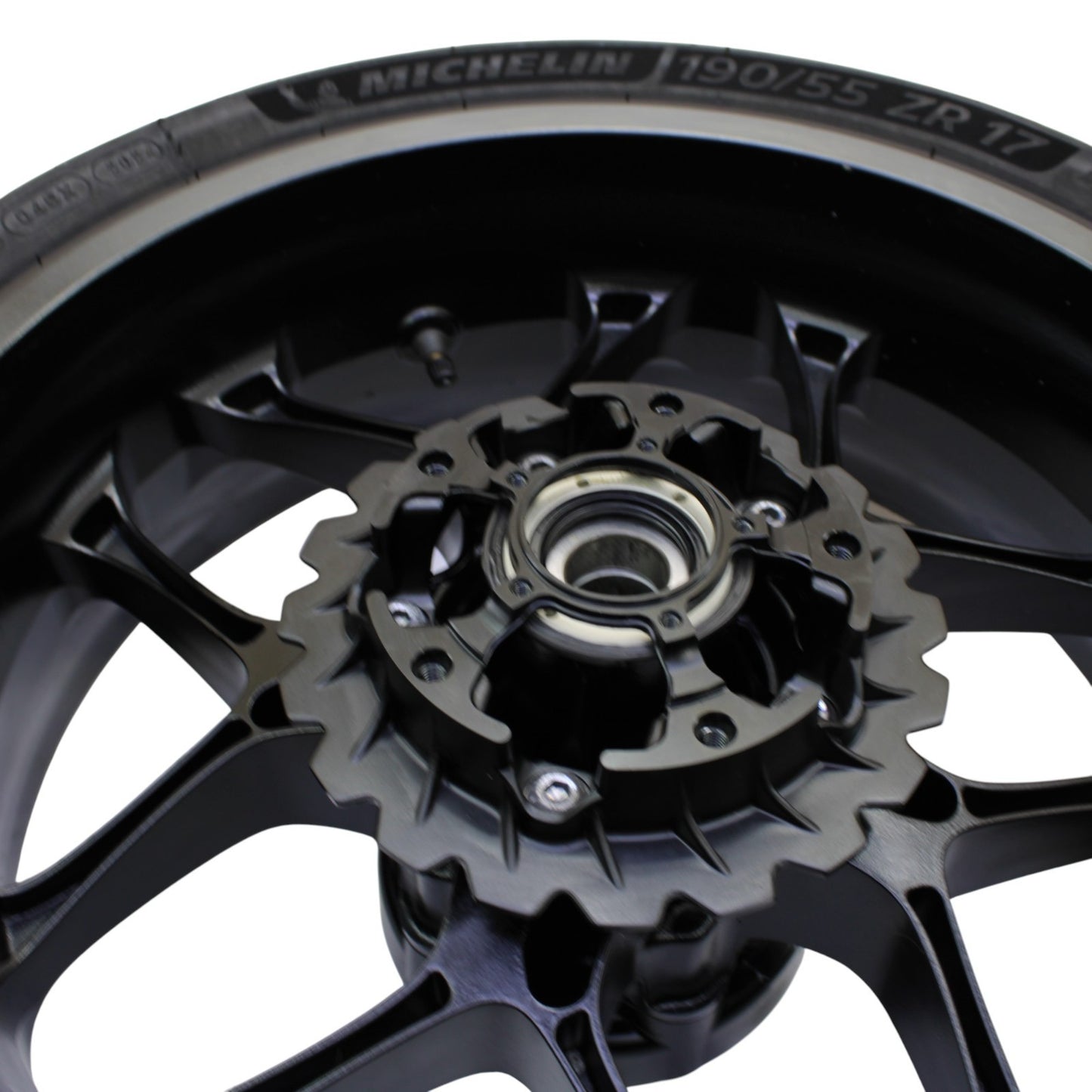 2020 - 2024 YAMAHA YZF R1 R1M REAR WHEEL RIM TIRE HUB ROTOR PLATE BLACK OEM