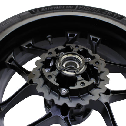 2020 - 2024 YAMAHA YZF R1 R1M REAR WHEEL RIM TIRE HUB ROTOR PLATE BLACK OEM