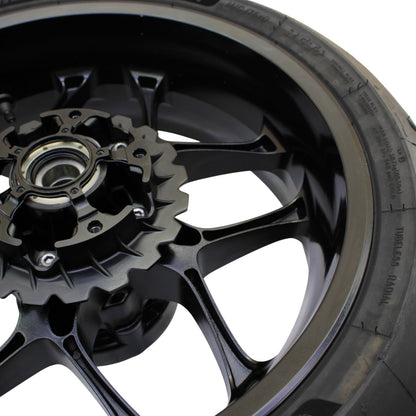 2020 - 2024 YAMAHA YZF R1 R1M REAR WHEEL RIM TIRE HUB ROTOR PLATE BLACK OEM
