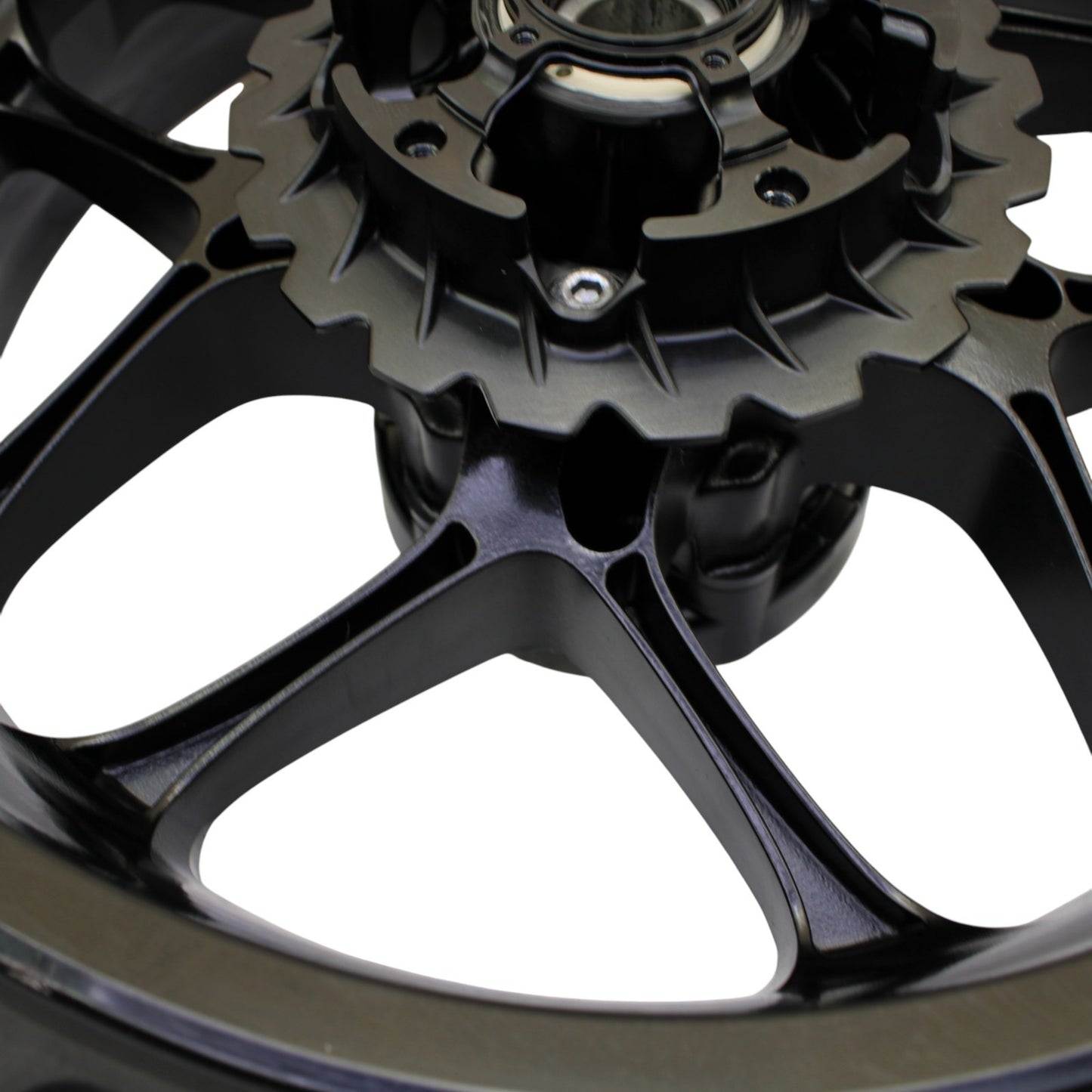 2020 - 2024 YAMAHA YZF R1 R1M REAR WHEEL RIM TIRE HUB ROTOR PLATE BLACK OEM