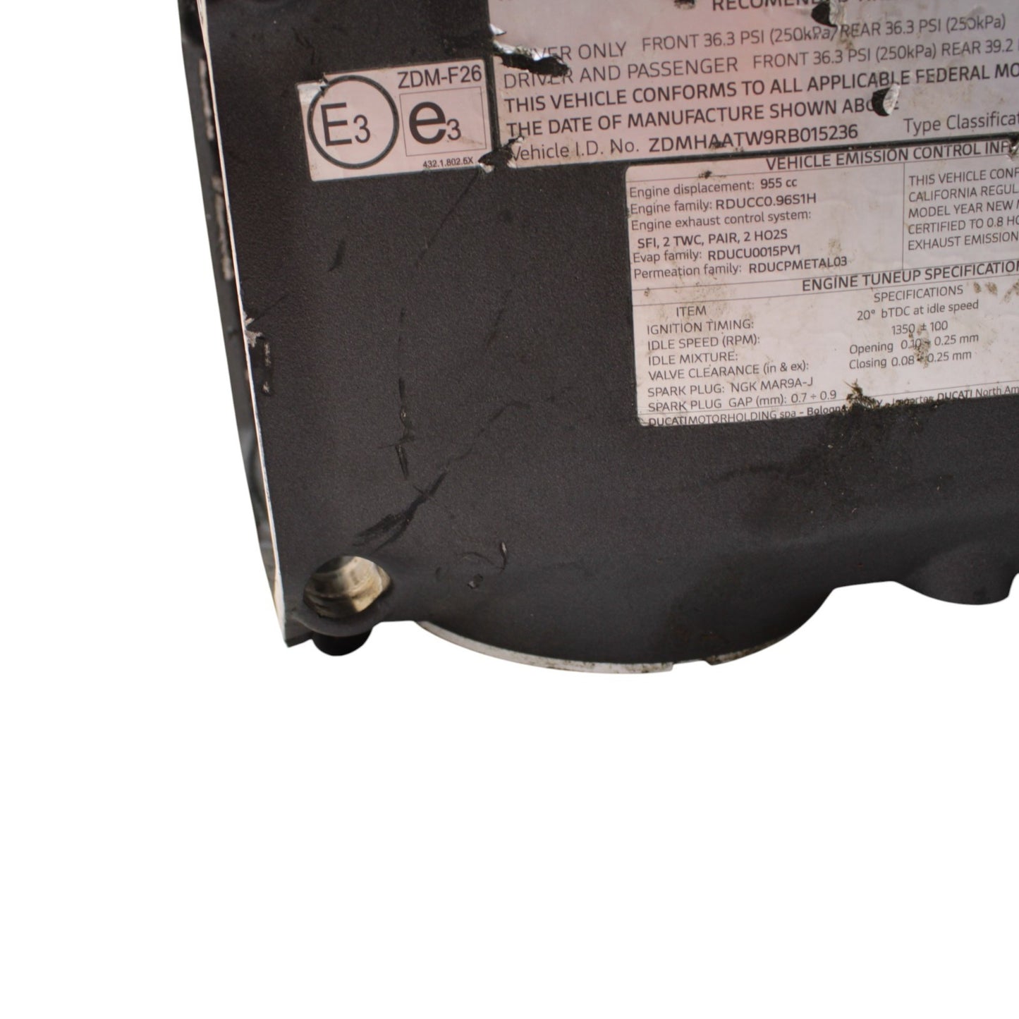 2020 - 2024 DUCATI PANIGALE V2 MAIN FRAME CHASSIS BLACK STOCK