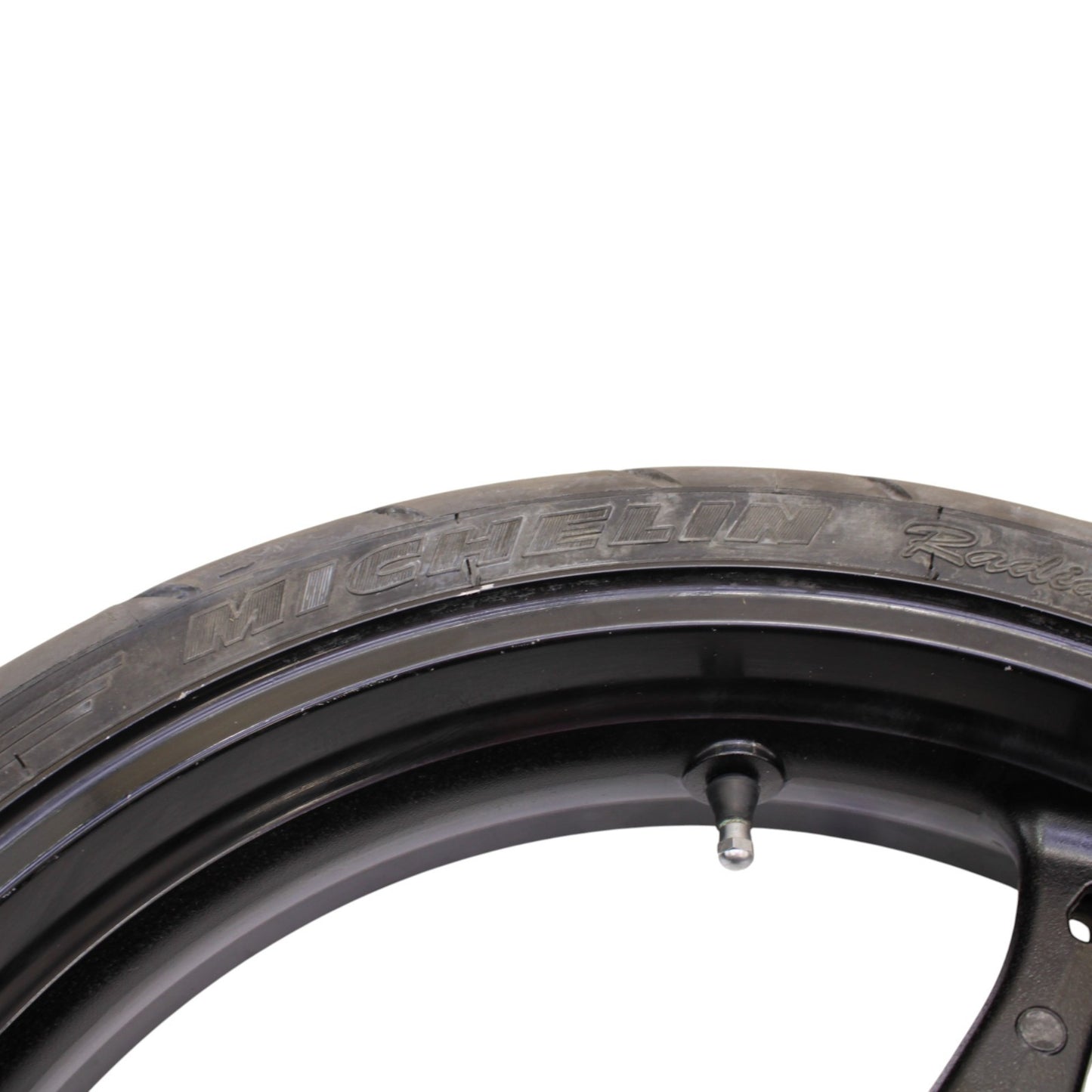 2007 2008 GSXR 1000 FRONT WHEEL RIM TIRE RUBBER BLACK STOCK 54111-41G10-019