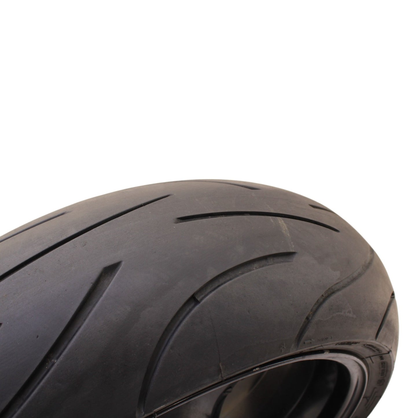 2005 - 2008 SUZUKI GSXR 1000 REAR WHEEL BACK RIM TIRE RUBBER BLACK STOCK