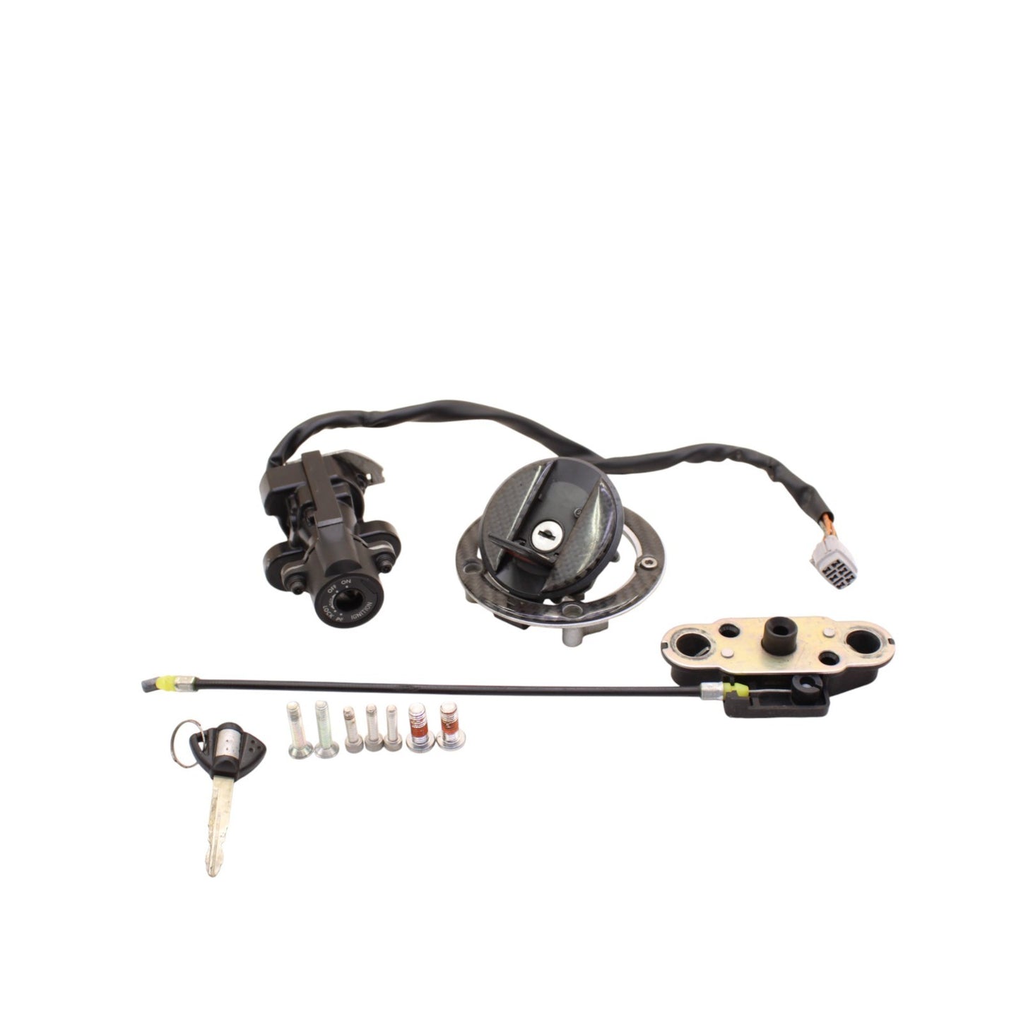 2005 - 2008 SUZUKI GSXR 1000 IGNITION SET GAS CAP KEY BOLTS SEAT LOCK