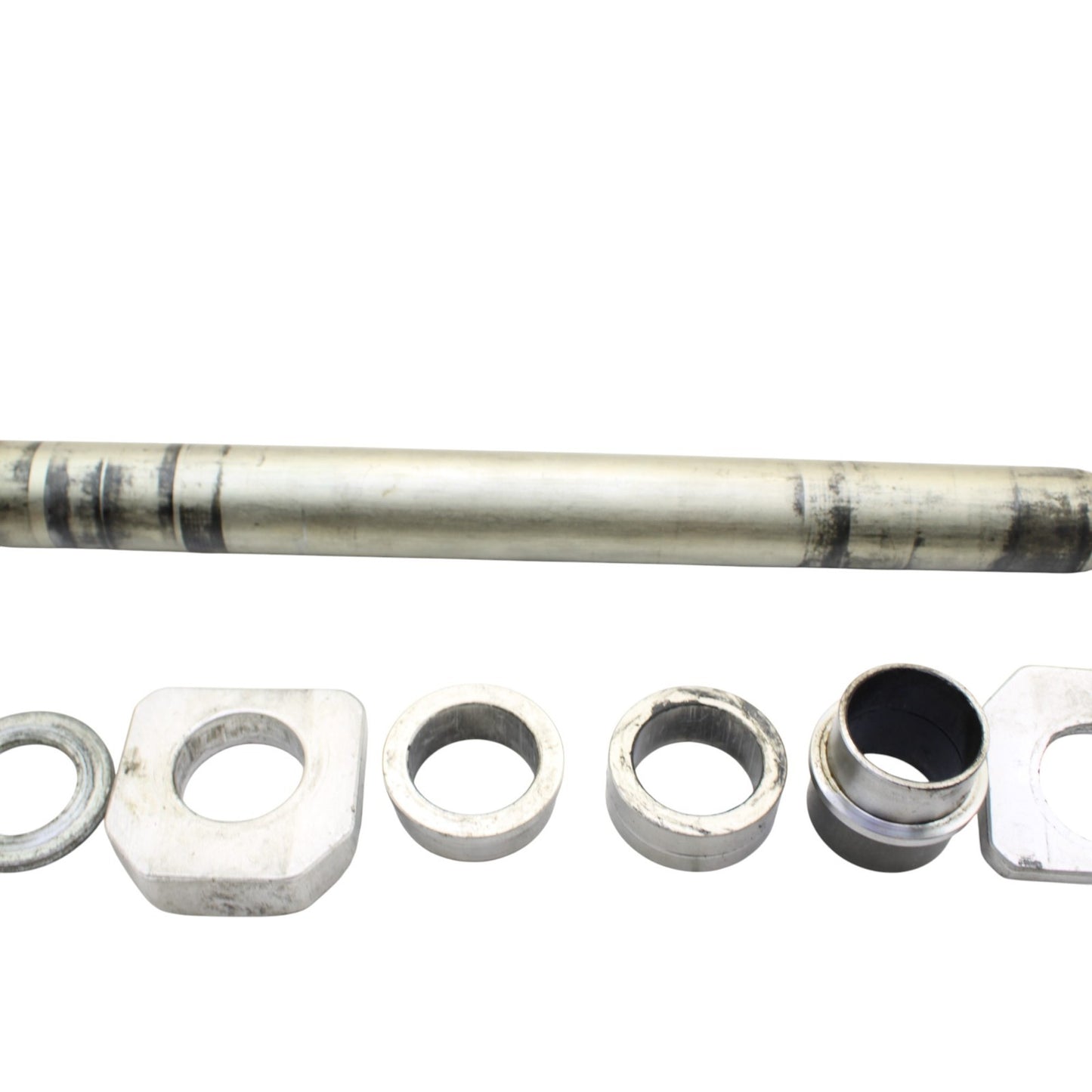 2007 2008 SUZUKI GSXR 1000 REAR AXLE WHEEL BACK RIM PIVOT BOLT SPACERS SILVER