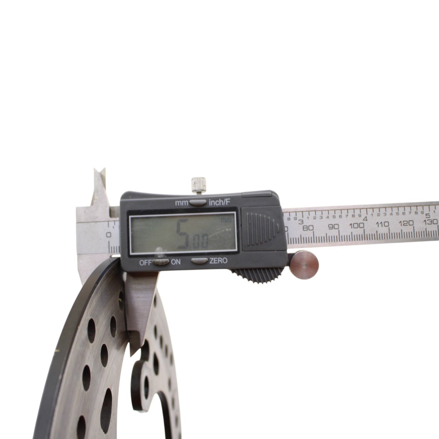 2007 2008 SUZUKI GSXR 1000 REAR BRAKE ROTOR BACK DISC SILVER STOCK