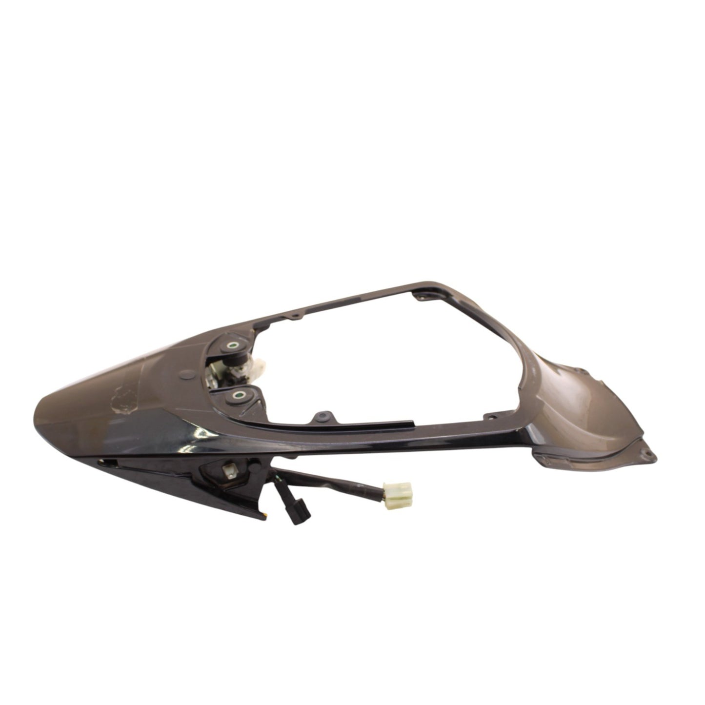 2007 2008 SUZUKI GSXR 1000 TAIL FAIRING CENTER REAR TAIL LIGHT BLACK STOCK