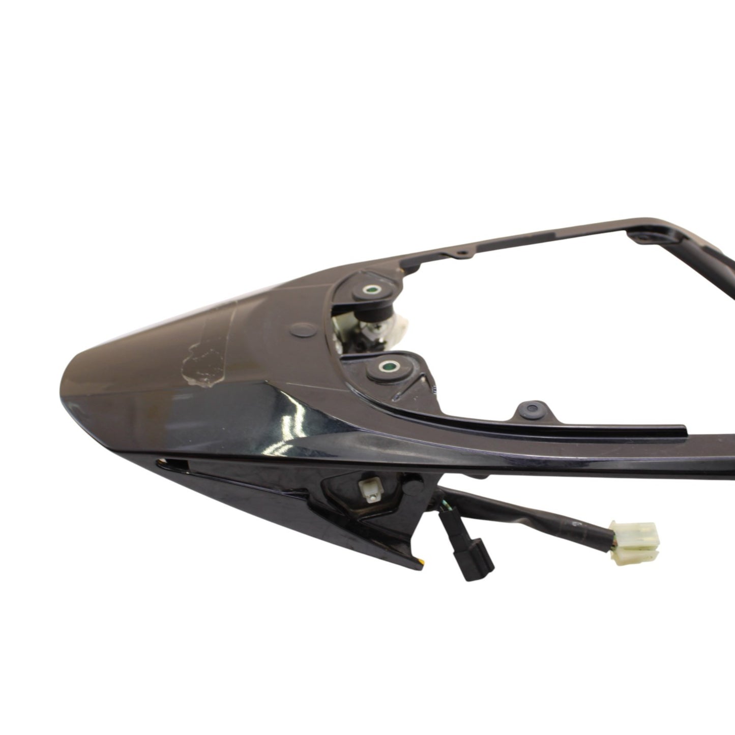 2007 2008 SUZUKI GSXR 1000 TAIL FAIRING CENTER REAR TAIL LIGHT BLACK STOCK