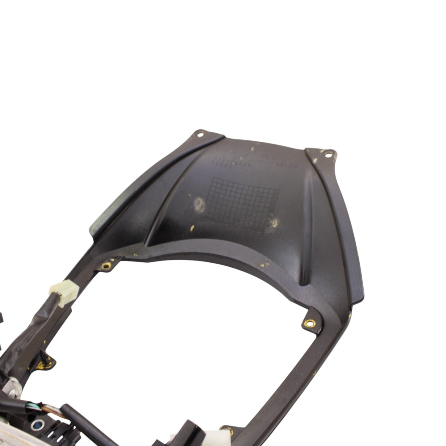 2007 2008 SUZUKI GSXR 1000 TAIL FAIRING CENTER REAR TAIL LIGHT BLACK STOCK