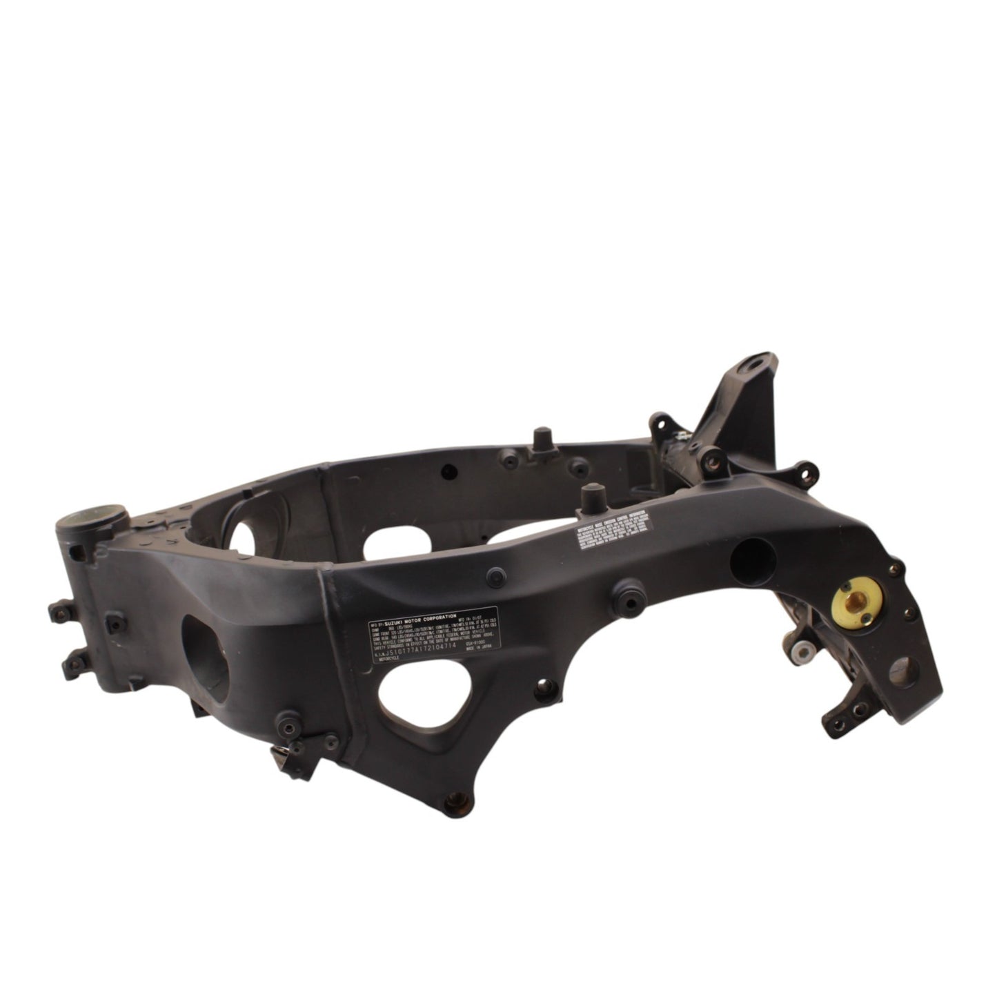 2007 2008 SUZUKI GSXR 1000 FRAME MAIN BODY CHASSIS BLACK STRAIGHT