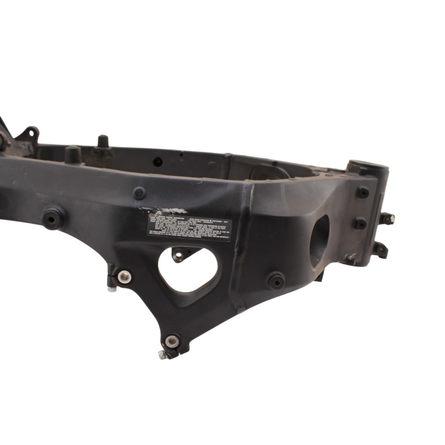 2007 2008 SUZUKI GSXR 1000 FRAME MAIN BODY CHASSIS BLACK STRAIGHT