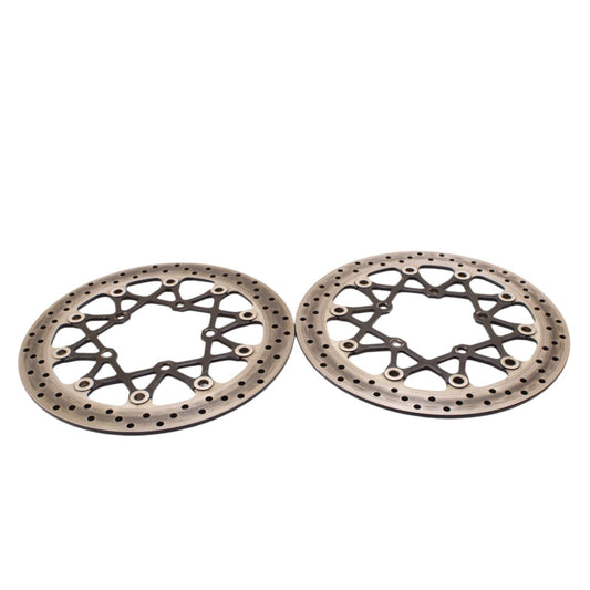 2007 2008 SUZUKI GSXR 1000 FRONT BRAKE ROTORS LEFT RIGHT DISCS SET STRAIGHT