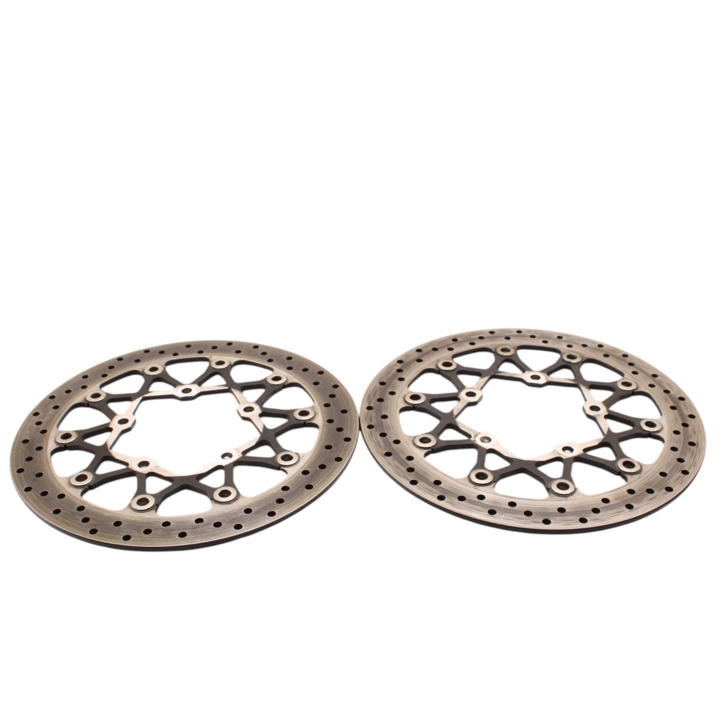 2007 2008 SUZUKI GSXR 1000 FRONT BRAKE ROTORS LEFT RIGHT DISCS SET STRAIGHT