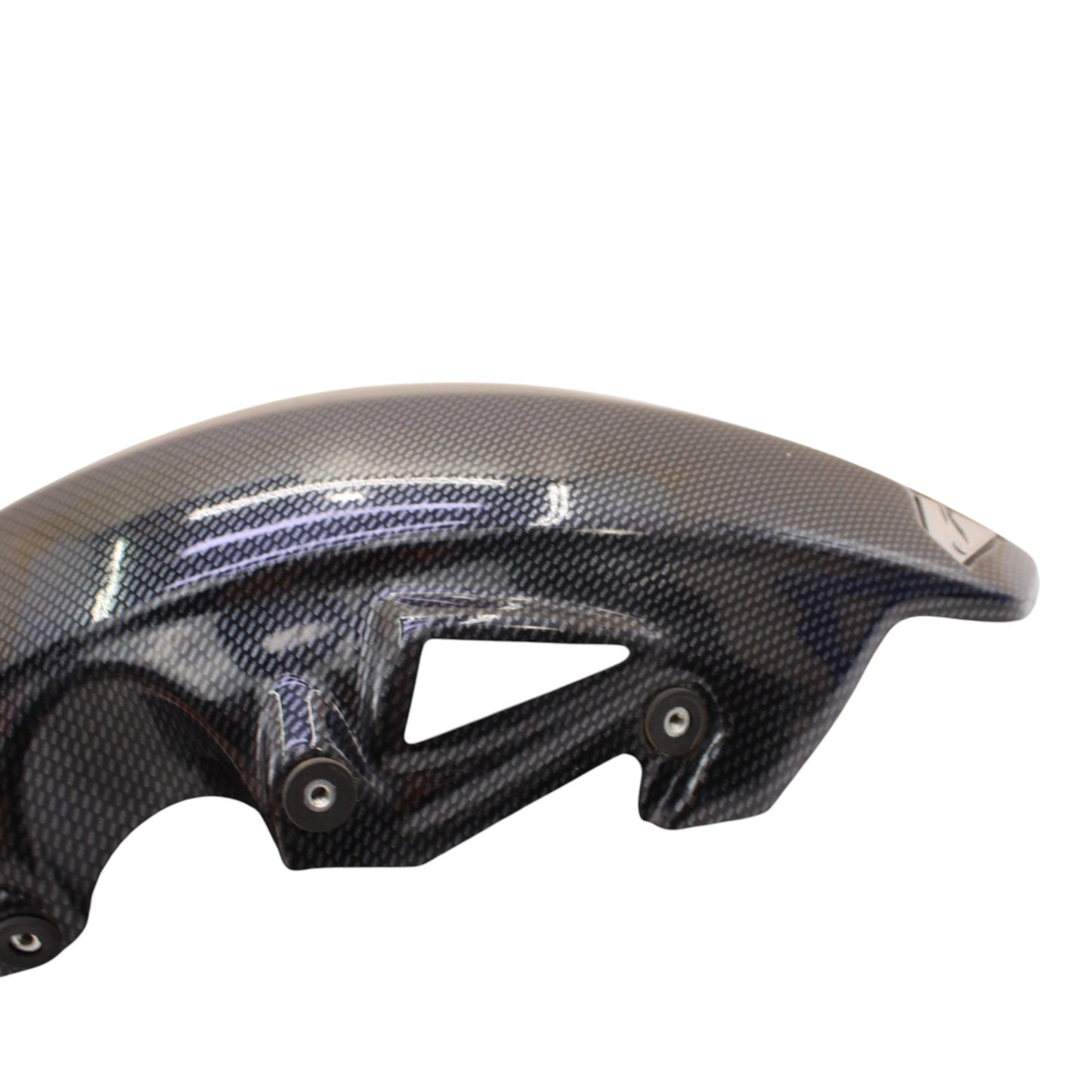 2007 2008 SUZUKI GSXR 1000 PUIG FRONT FENDER WHEEL COWL FAIRING BLACK CARBON