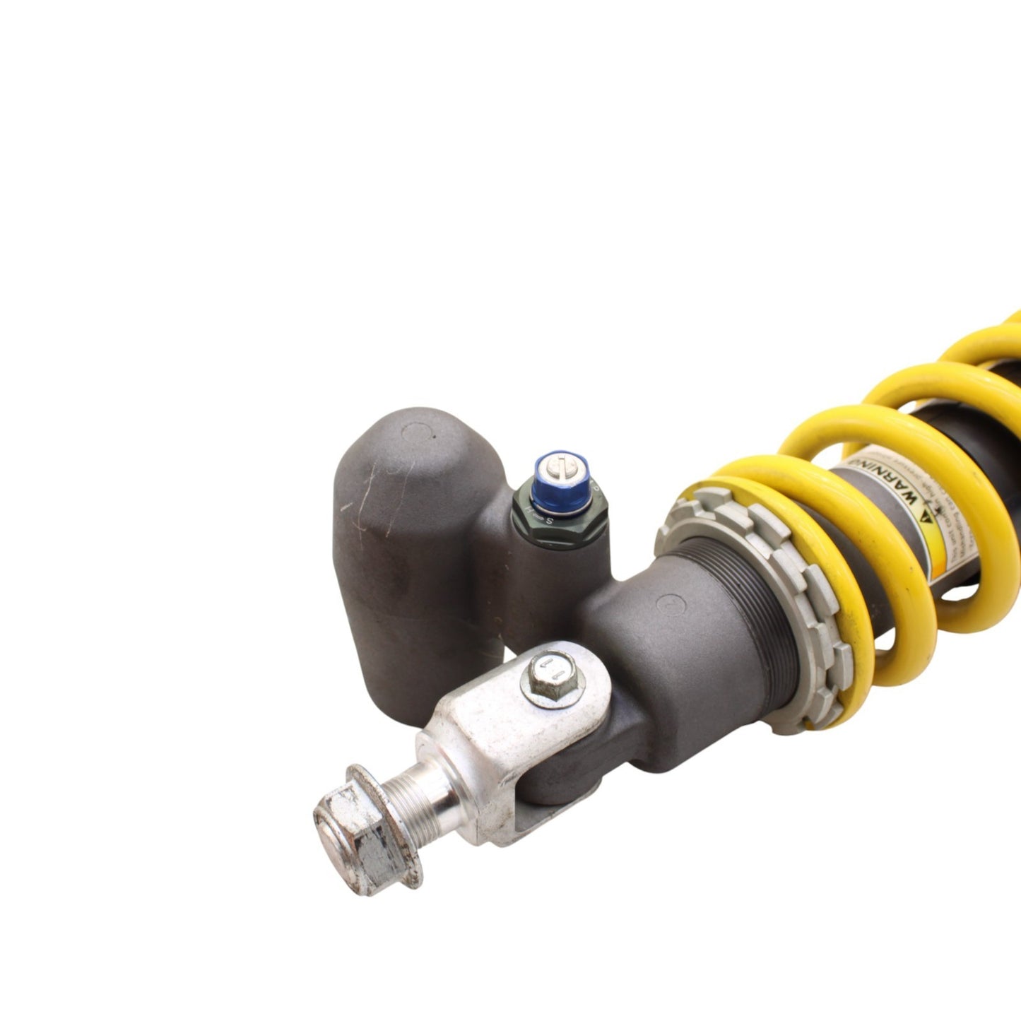 2007 2008 SUZUKI GSXR 1000 REAR SHOCK ABSORBER BACK SUSPENSION YELLOW STRAIGHT