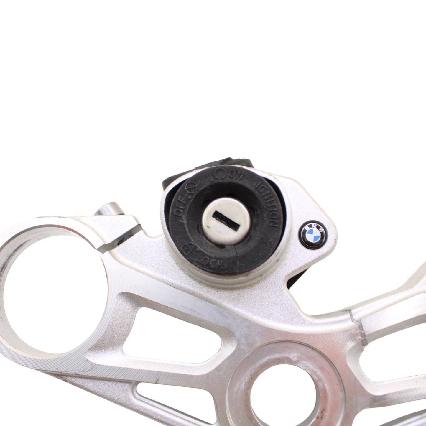 2015 - 2019 BMW S1000RR IGNITION SET KEY GAS CAP SEAT LOCK OEM STOCK *CRACKED*